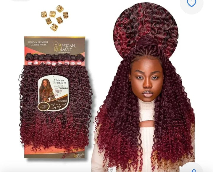 Mèches Bio Fibre végétale Premium Brésil .Couleur Fond ombré couleur Bug